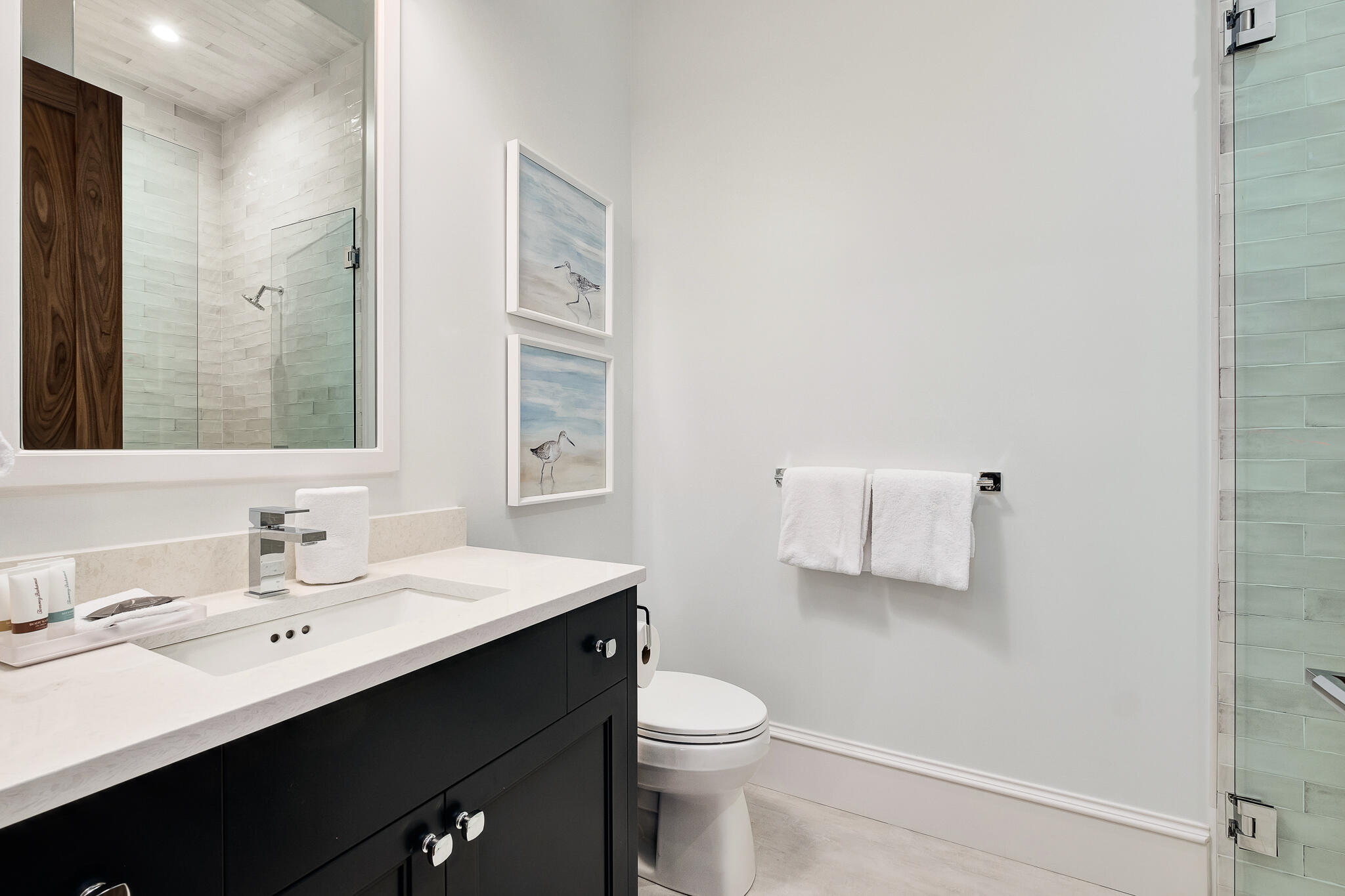 24 Brenda Ln Inlet Beach Inlet Beach, FL 32461 - Photo 11 of 55 a bathroom with a sink a toilet and shower