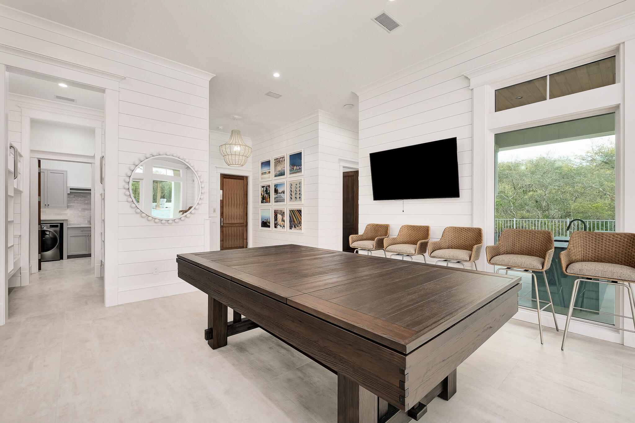 24 Brenda Ln Inlet Beach Inlet Beach, FL 32461 - Photo 12 of 55 a living room with furniture and a flat screen tv