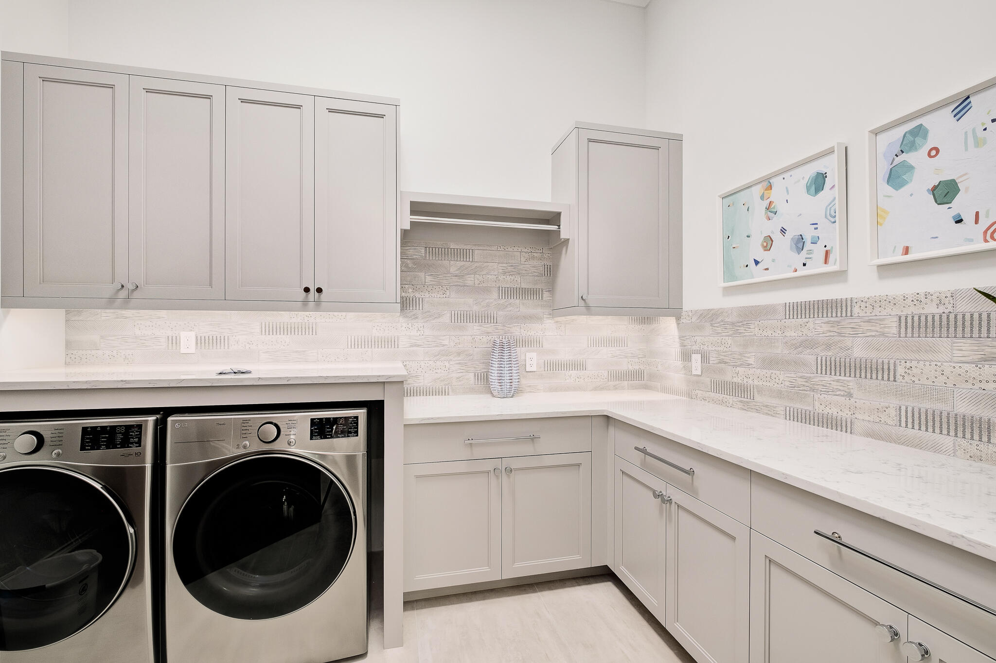 24 Brenda Ln Inlet Beach Inlet Beach, FL 32461 - Photo 14 of 55 a utility room with cabinets washer and dryer