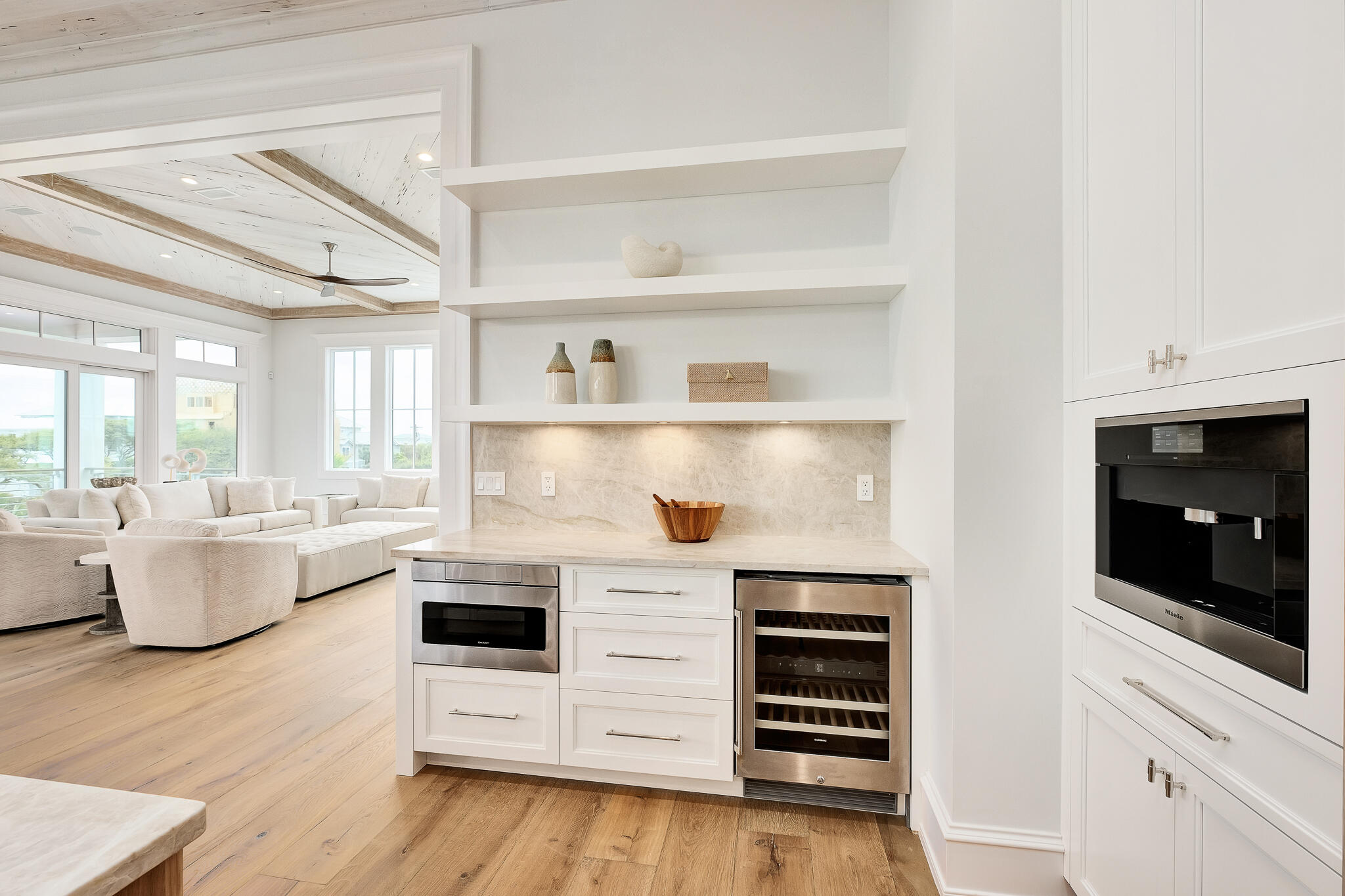 24 Brenda Ln Inlet Beach Inlet Beach, FL 32461 - Photo 24 of 55 a living room with furniture and a flat screen tv