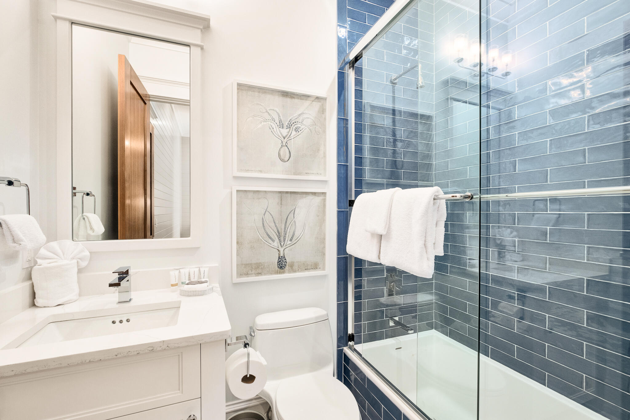 24 Brenda Ln Inlet Beach Inlet Beach, FL 32461 - Photo 28 of 55 a bathroom with a sink mirror toilet and bathtub