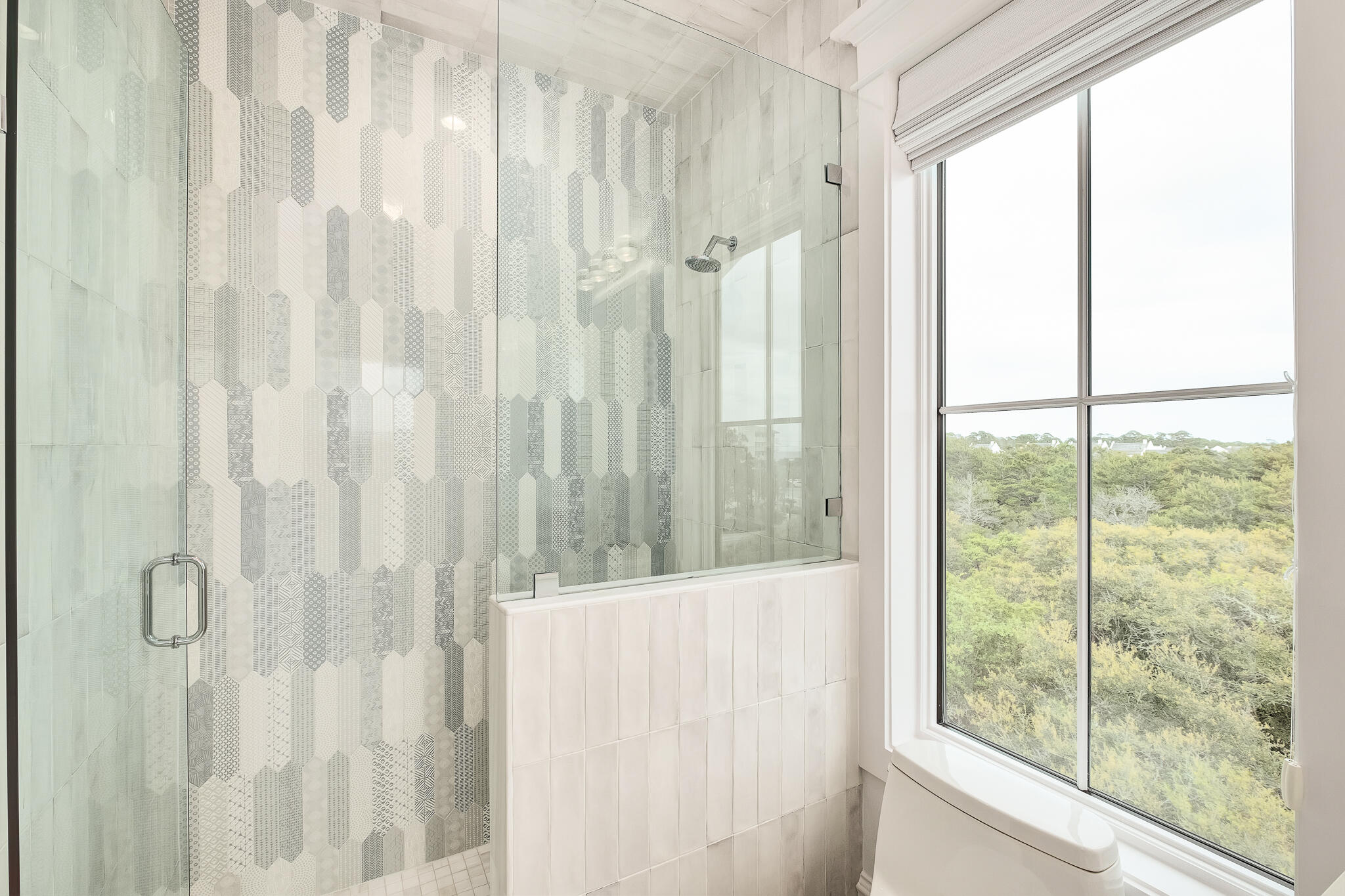 24 Brenda Ln Inlet Beach Inlet Beach, FL 32461 - Photo 36 of 55 a bathroom with a shower and a window