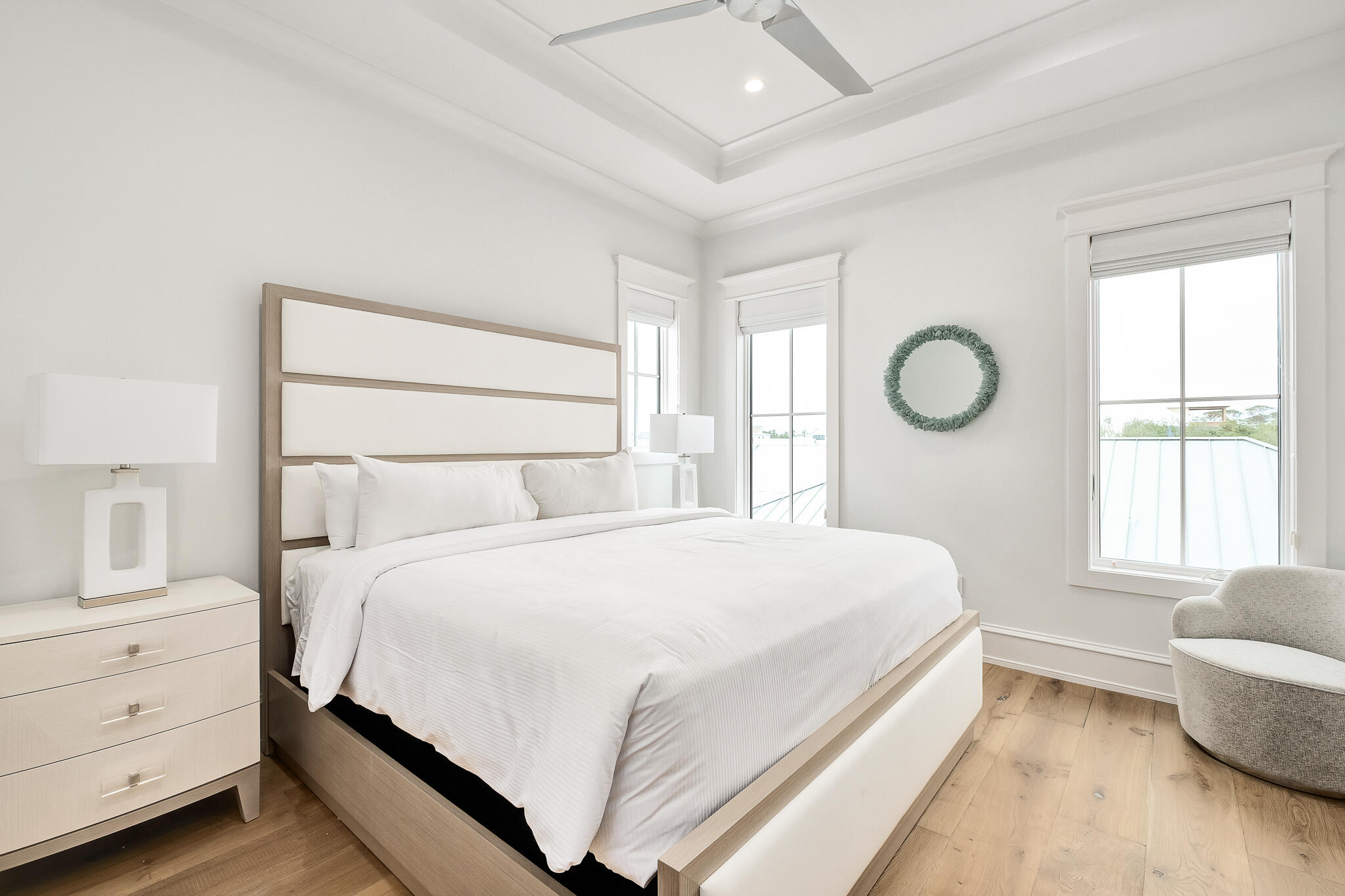 24 Brenda Ln Inlet Beach Inlet Beach, FL 32461 - Photo 37 of 55 a bedroom with a large bed and windows