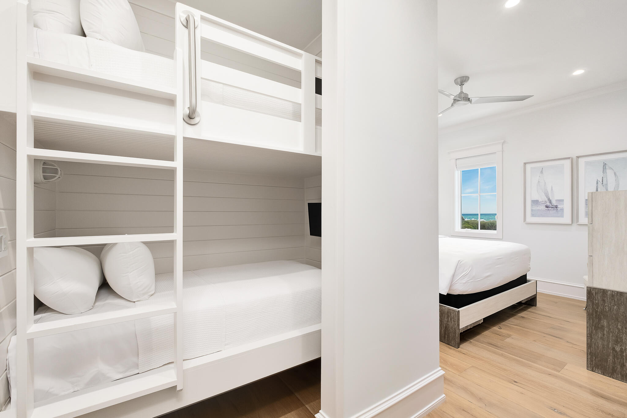 24 Brenda Ln Inlet Beach Inlet Beach, FL 32461 - Photo 40 of 55 a bathroom with a sink and a mirror