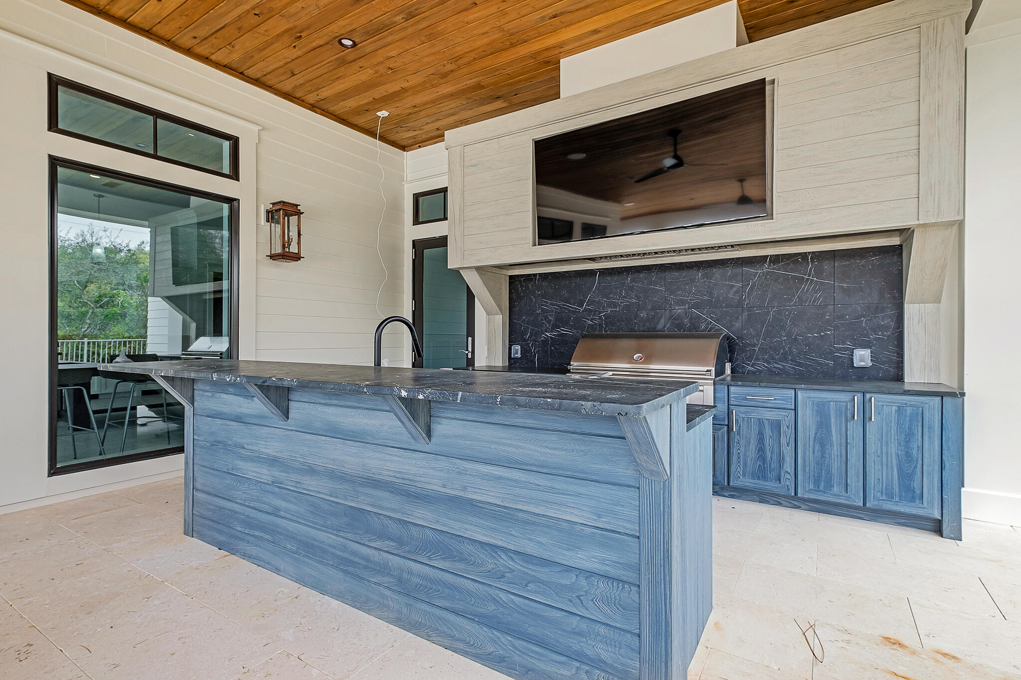 24 Brenda Ln Inlet Beach Inlet Beach, FL 32461 - Photo 48 of 55 a view of living room with furniture and flat screen tv
