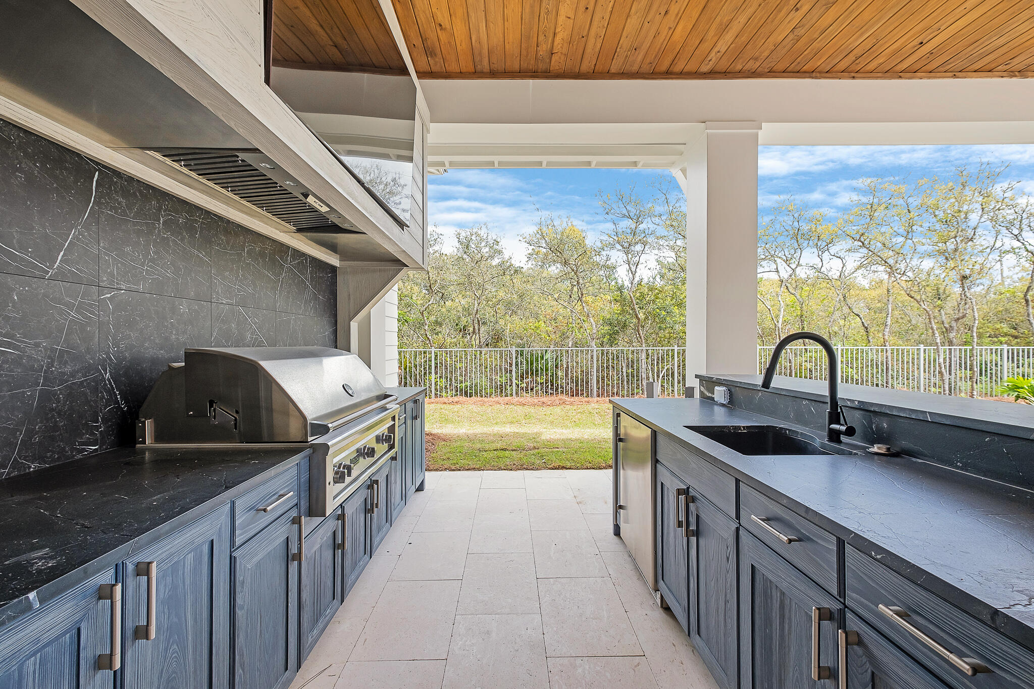 24 Brenda Ln Inlet Beach Inlet Beach, FL 32461 - Photo 49 of 55 a kitchen with a sink and a stove