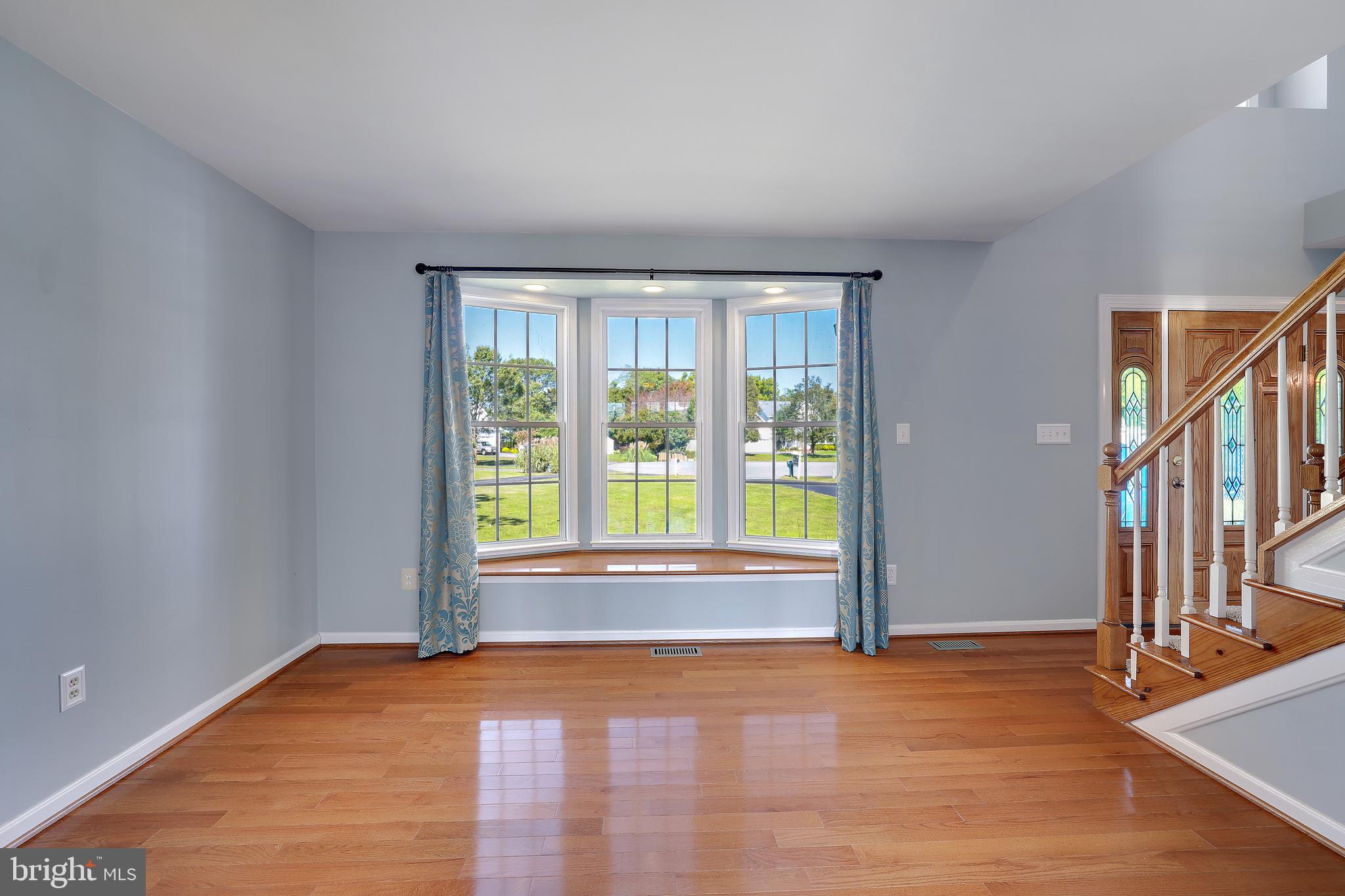5966 Ketch Road Prince Frederick, MD 20678 - Photo 5 of 47 Hardwood Floors and Bay Window