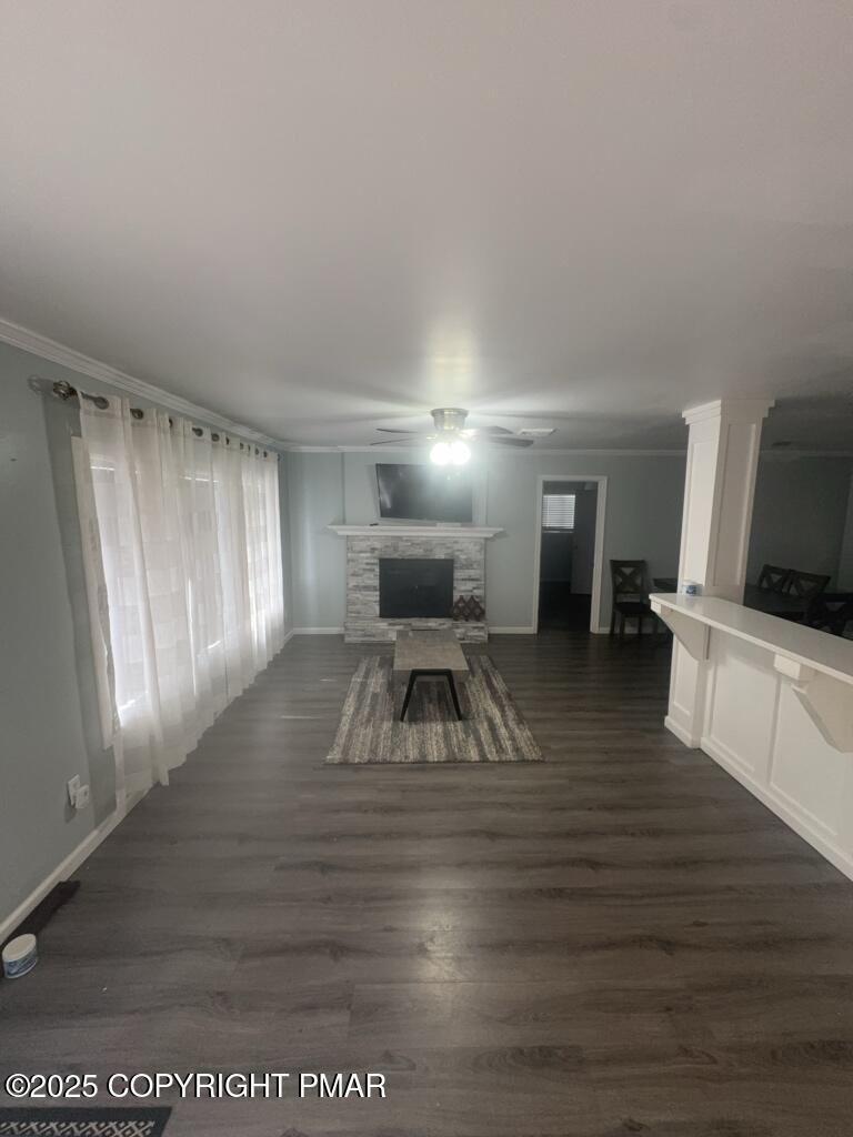 5228 Hummingbird Drive Pocono Summit, PA 18346 - Photo 4 of 28 a living room with furniture and a flat screen tv