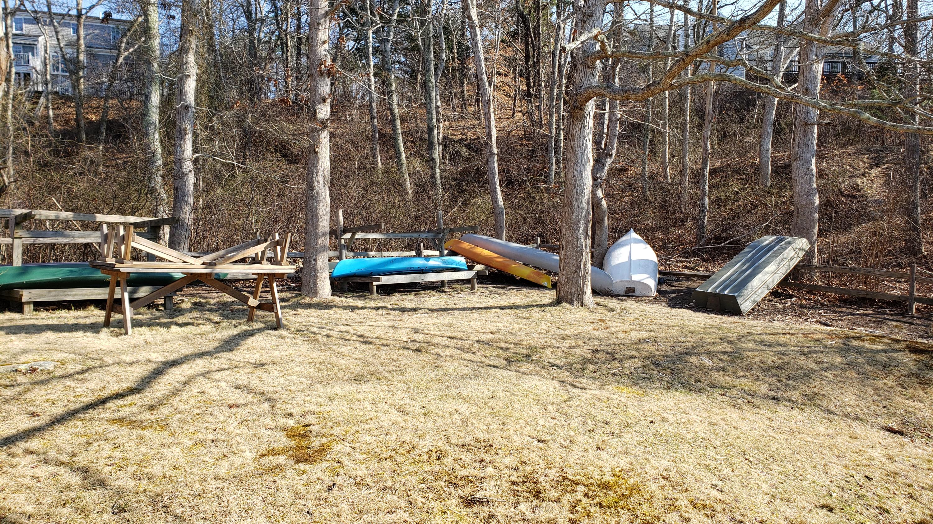 148 Griffiths Pond Road Brewster, MA 02631 - Photo 38 of 40 Association kayak racks