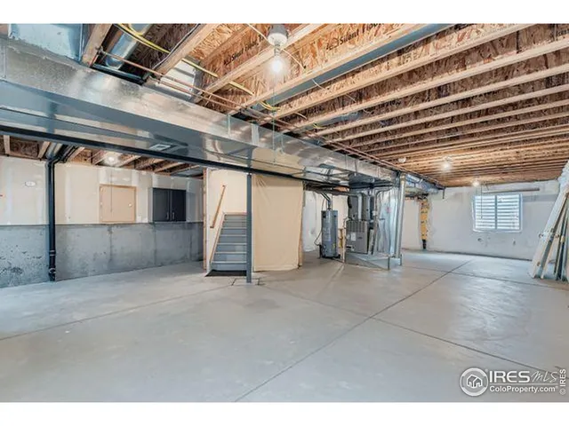 a view of balcony with wooden floor