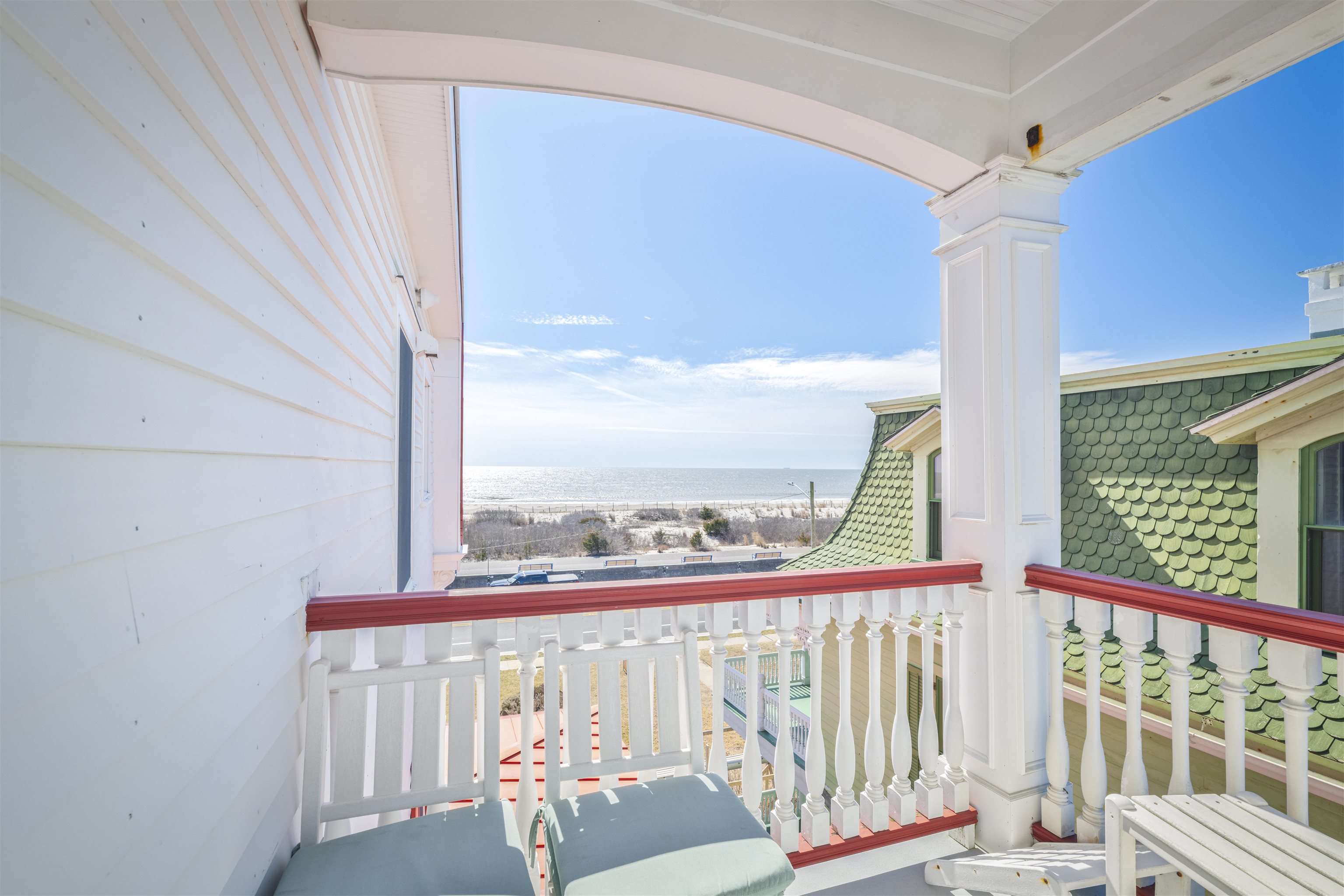 927 Beach, Unit 6 Cape May, NJ 08204 - Photo 14 of 34 a view of a balcony with furniture