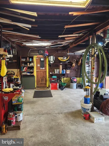 a view of parking garage