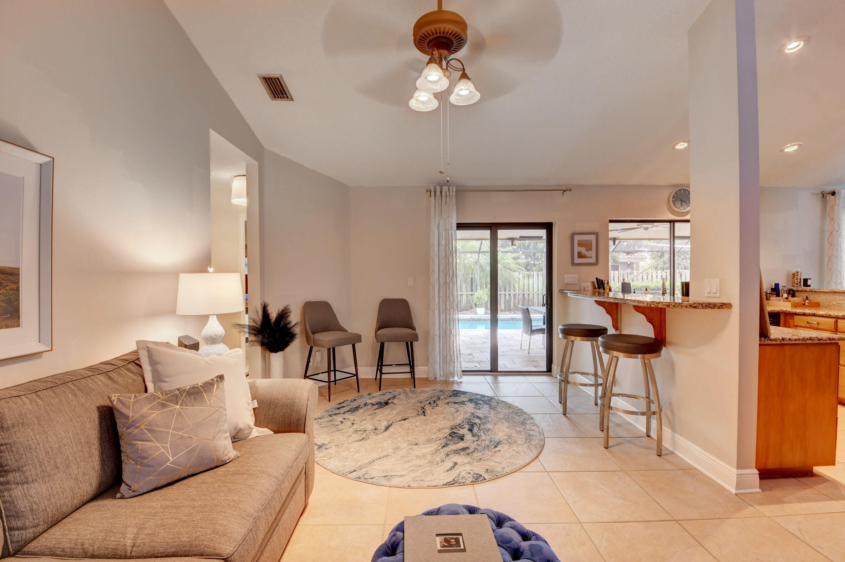 454 Sequoia Lane Boca Raton, FL 33487 - Photo 12 of 35 View from entry thru family room