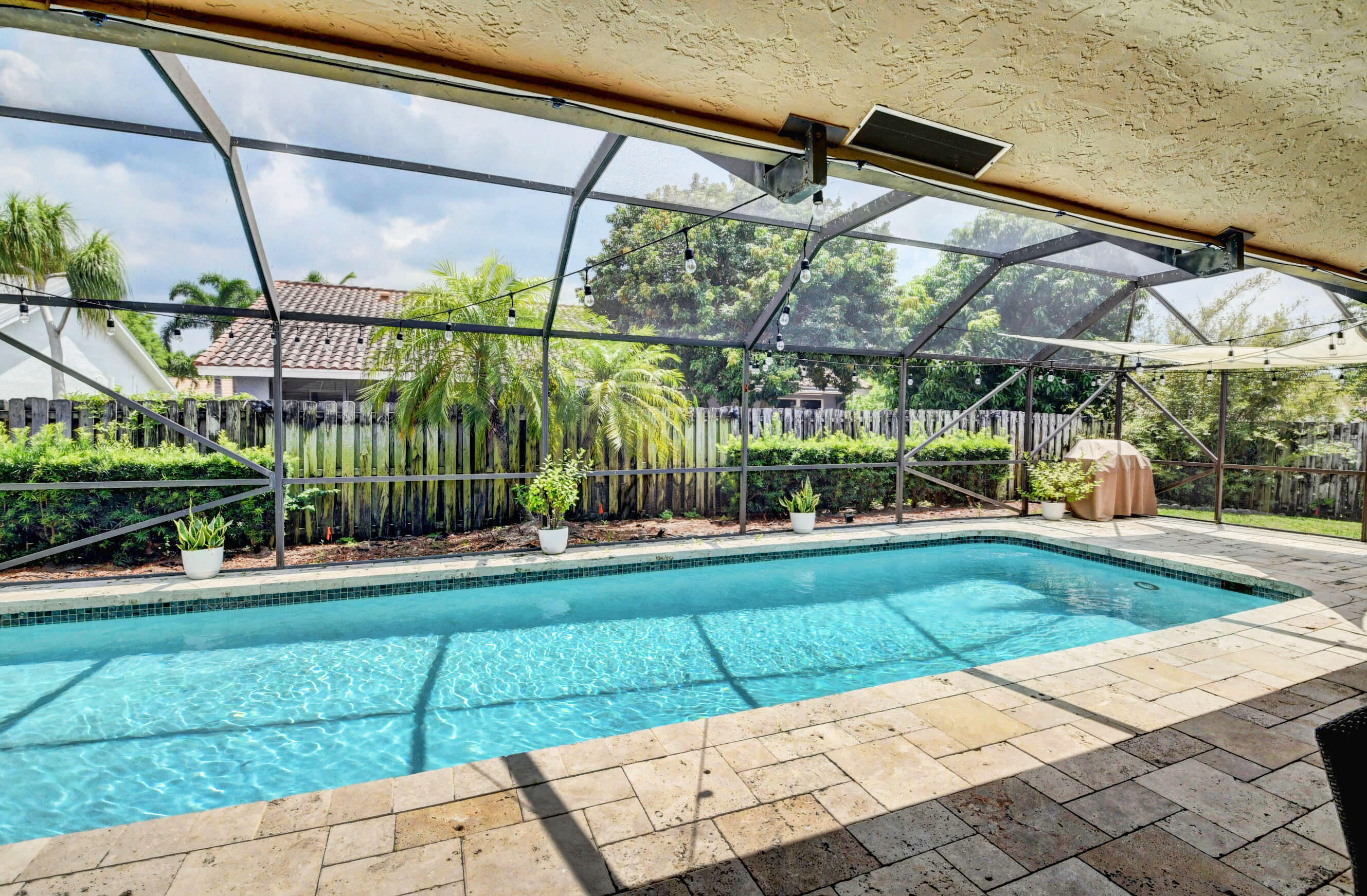 454 Sequoia Lane Boca Raton, FL 33487 - Photo 33 of 35 Pool view from Kitchen