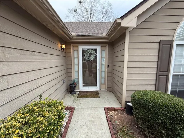 a house with a outdoor space