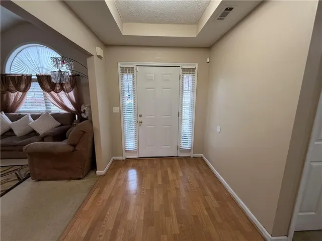 a view of livingroom with furniture and wooden floor