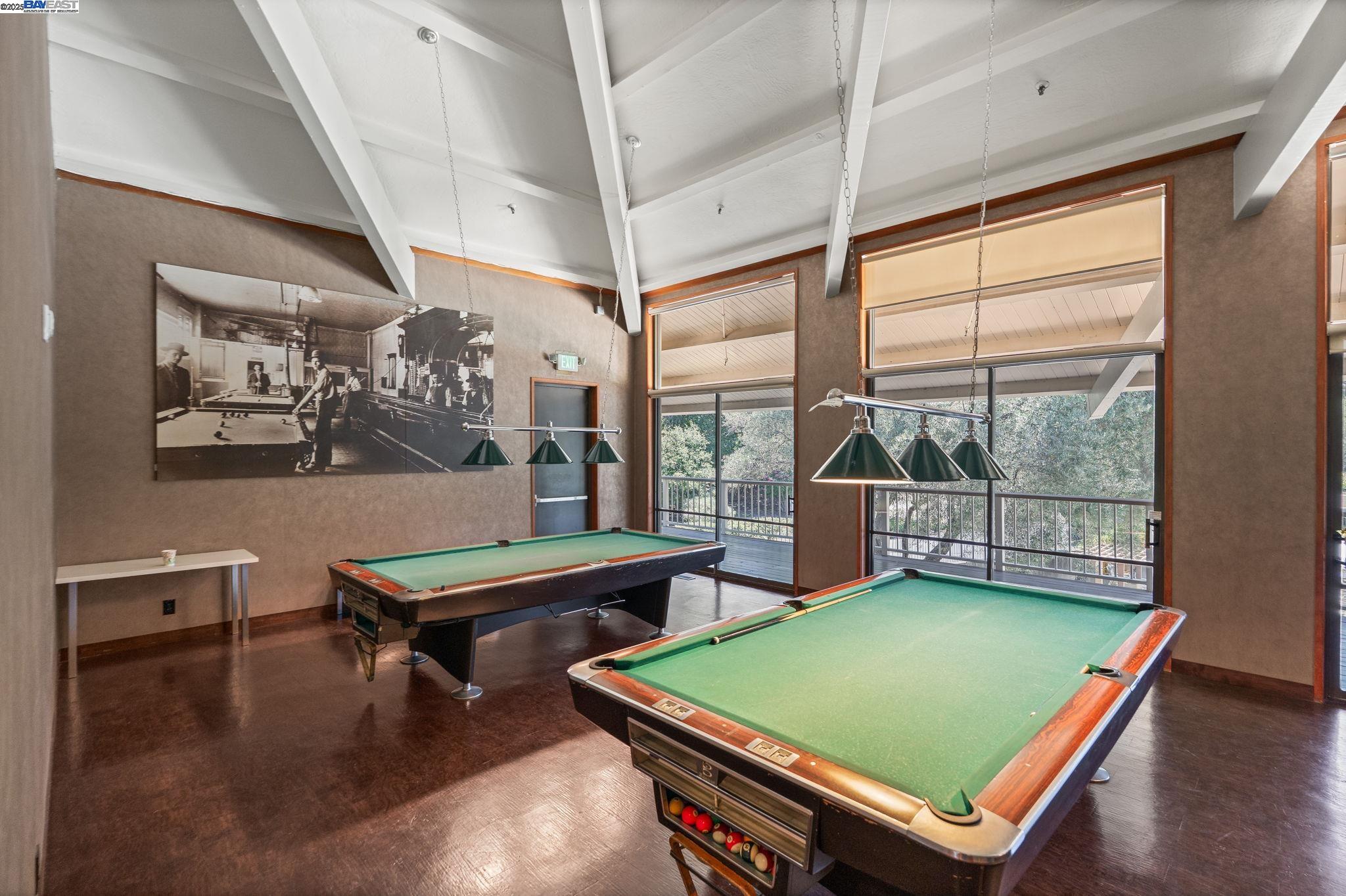 300 North Civic Drive, Unit 403 Walnut Creek, CA 94596 - Photo 15 of 19 a room with pool table and windows