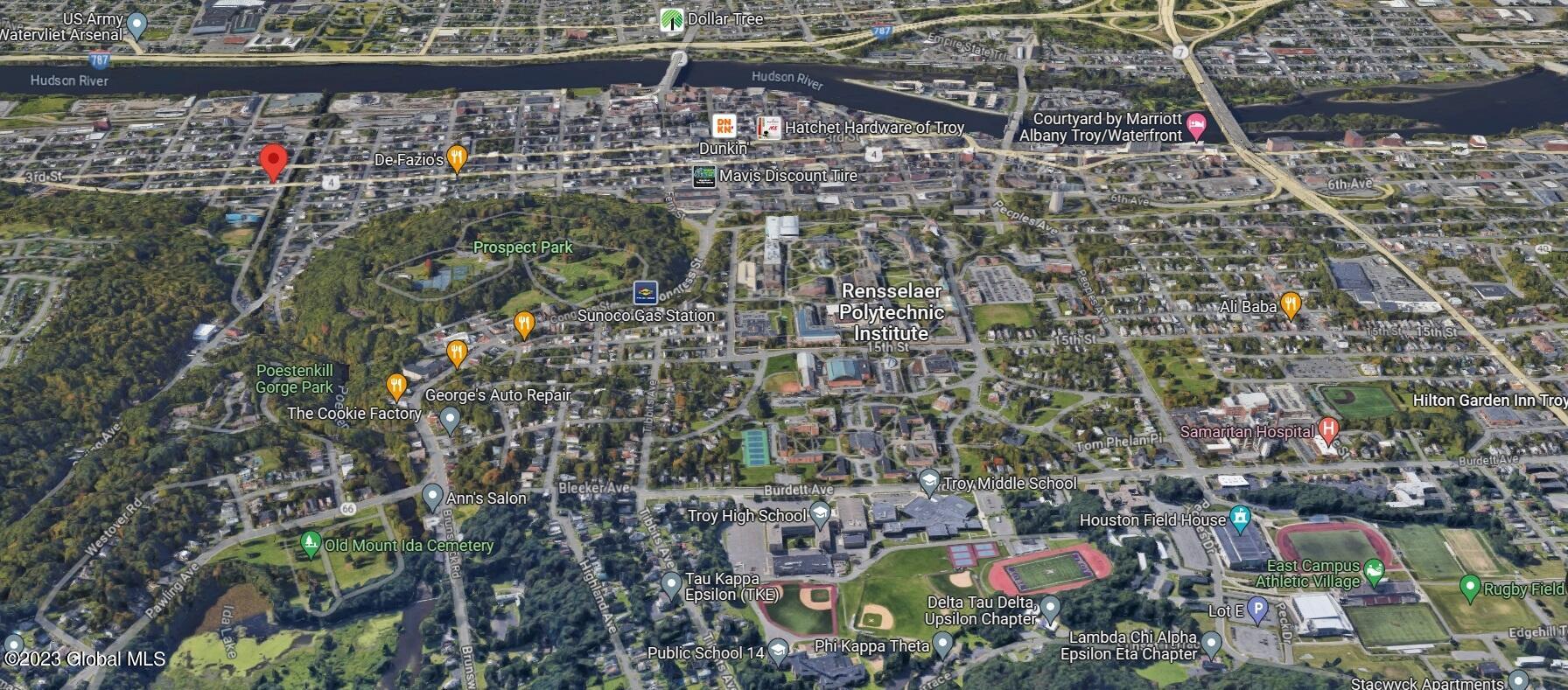 355 4th Street, Unit 2 Troy, NY 12180 - Photo 15 of 15 Aerial 2