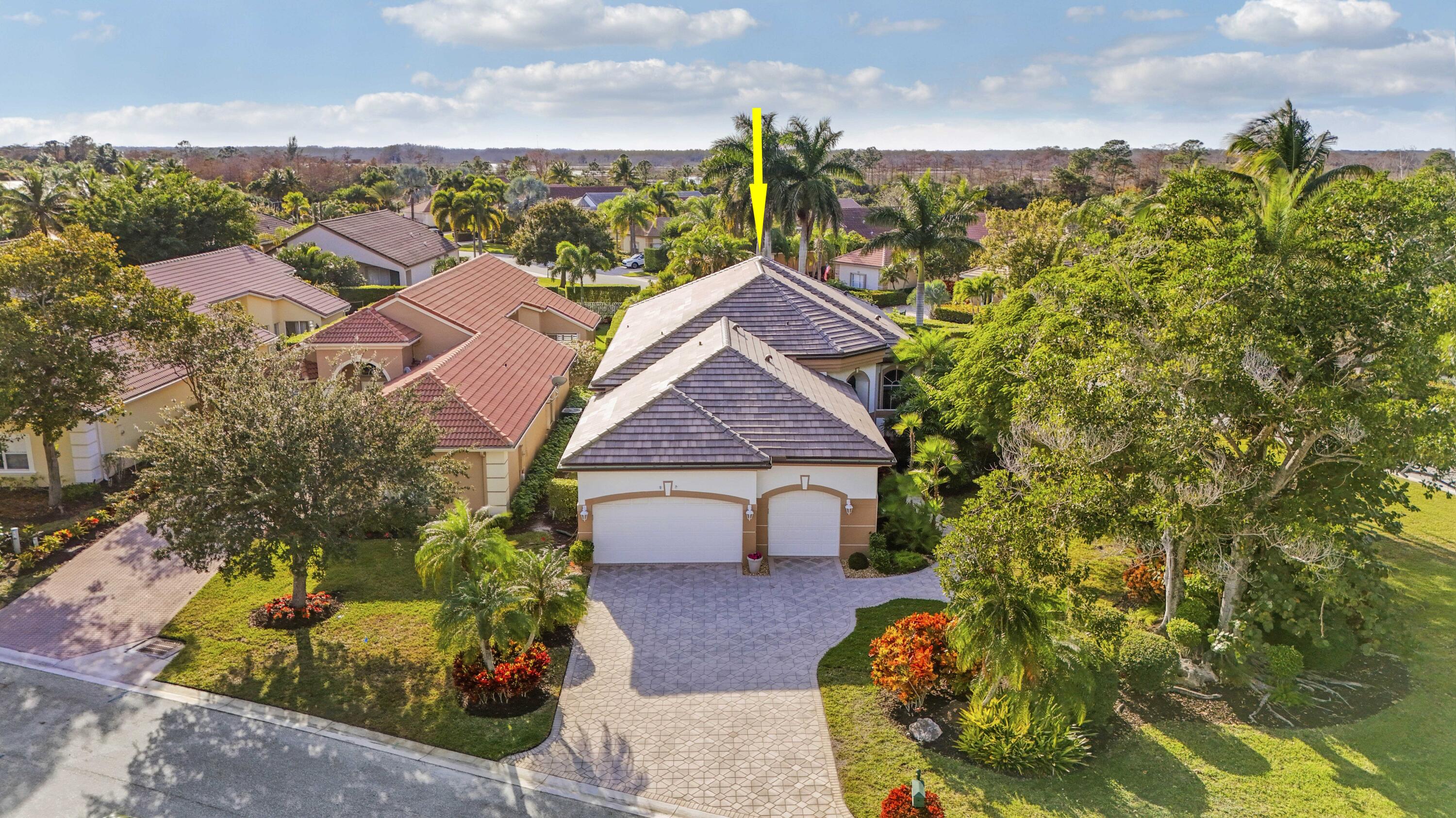 8216 Cypress Point Road West Palm Beach, FL 33412 - Photo 45 of 62 a aerial view of a house with a yard basket ball court and outdoor seating