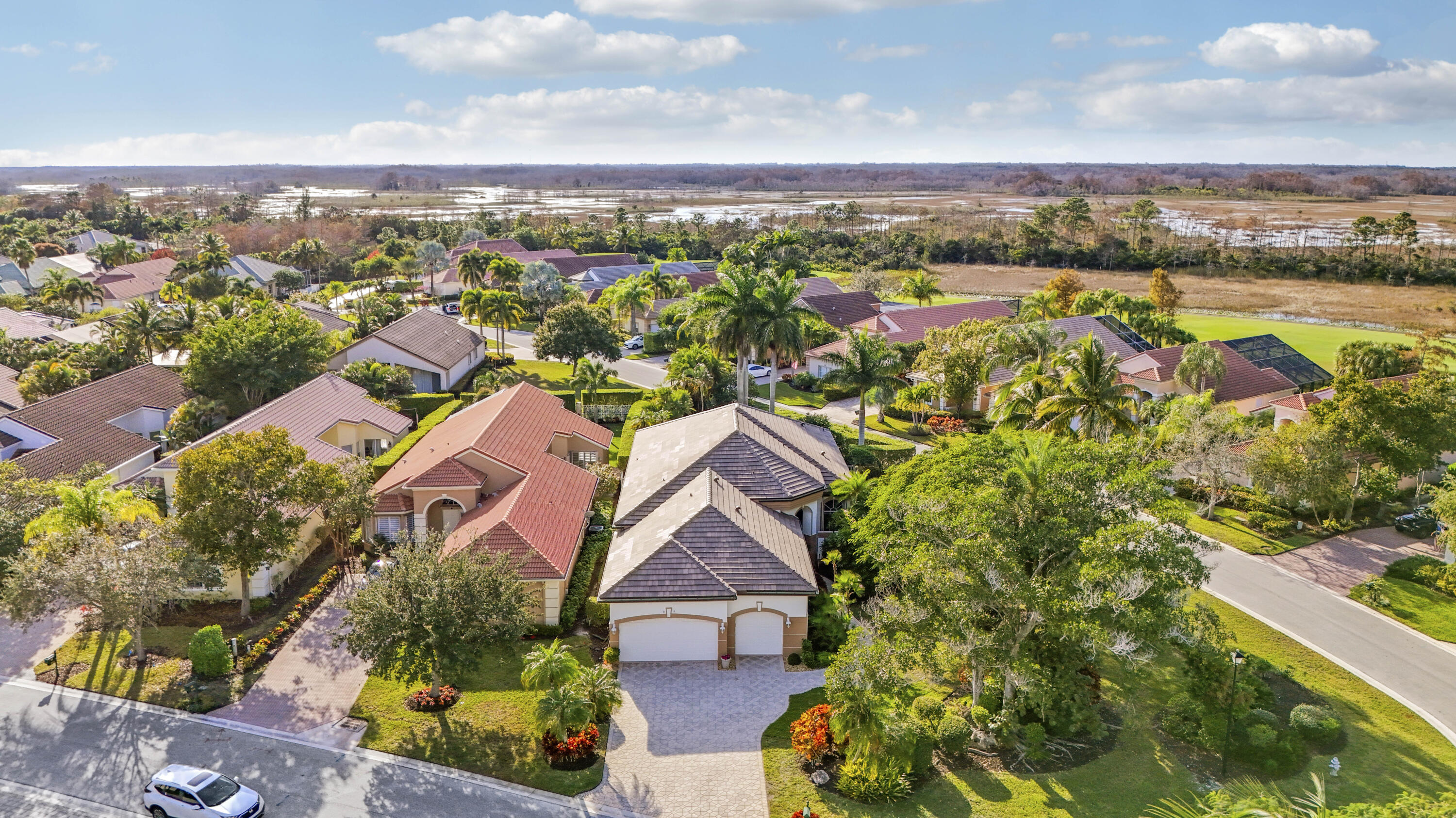 8216 Cypress Point Road West Palm Beach, FL 33412 - Photo 46 of 62 an aerial view of residential houses with outdoor space