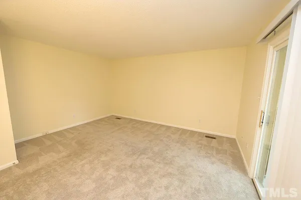 a view of empty room