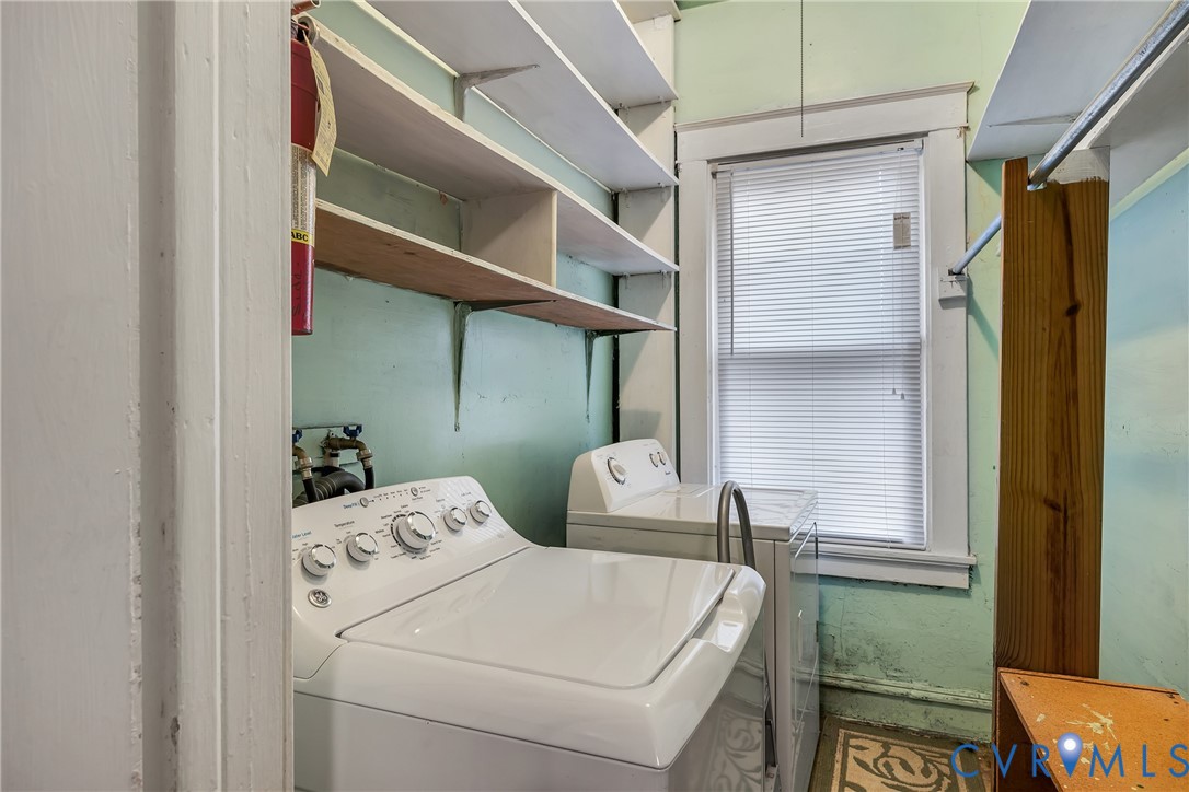 3208 Decatur Street Richmond, VA 23224 - Photo 10 of 12 Washroom with washer and dryer