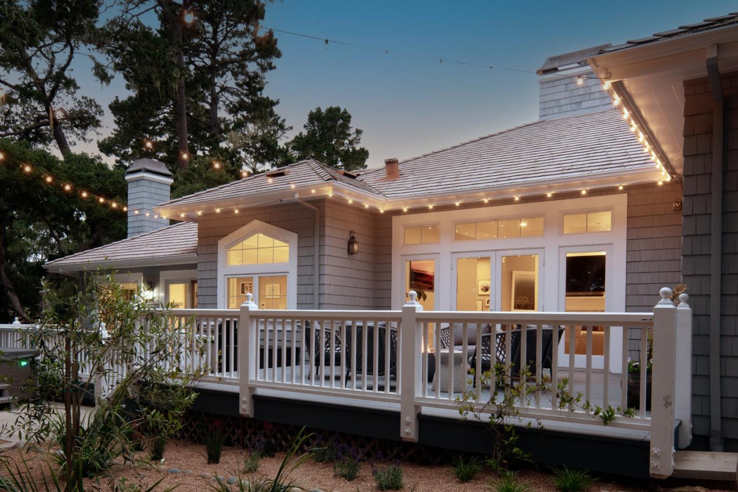 2823 Congress Road Pebble Beach, CA 93953 - Photo 40 of 49 a view of a house with a wooden deck