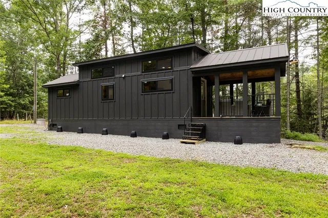a house view with a outdoor space