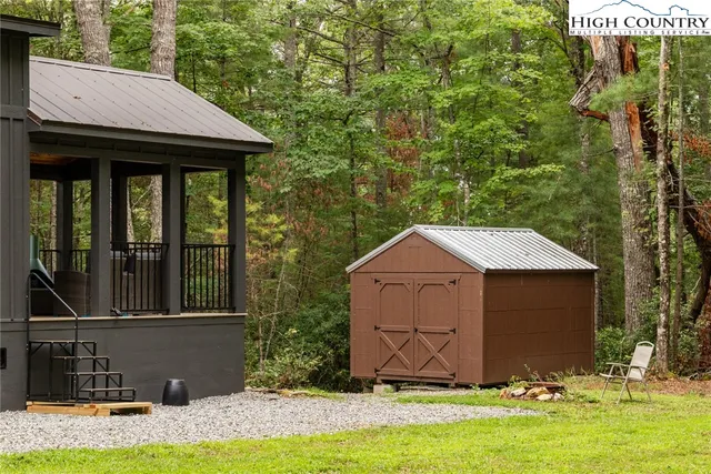 a aerial view of a house