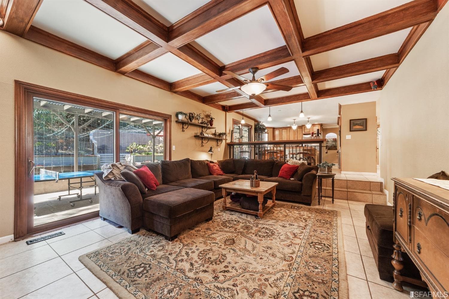 4912 John Muir Road Martinez, CA 94553 - Photo 18 of 59 a living room with furniture and a floor to ceiling window