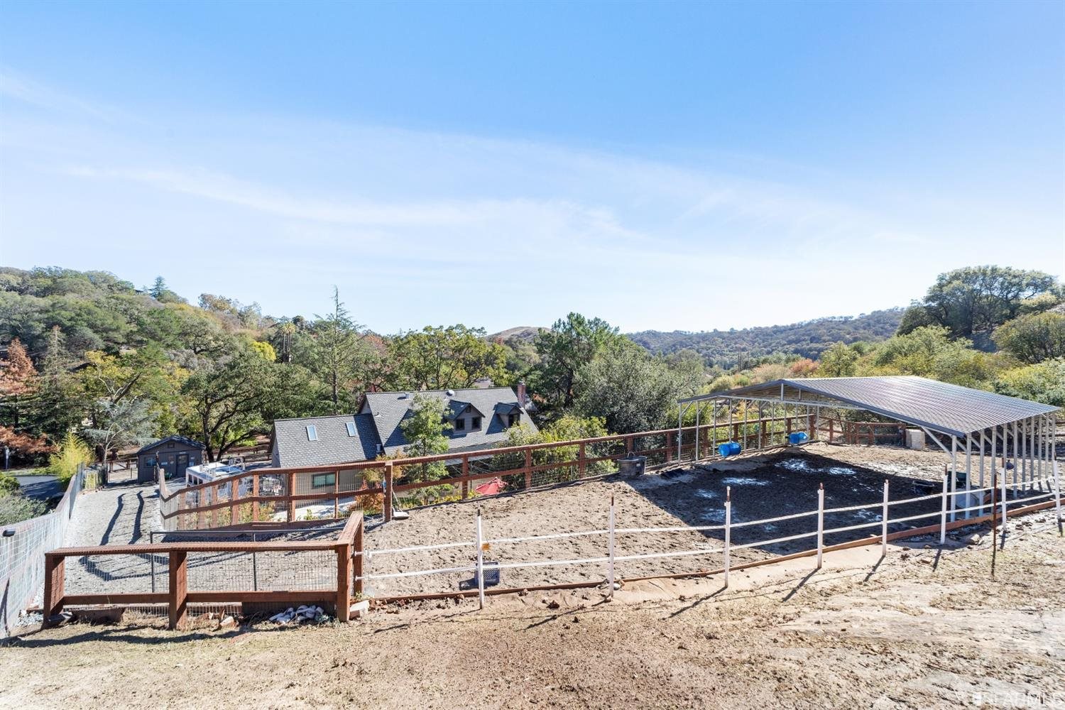 4912 John Muir Road Martinez, CA 94553 - Photo 52 of 59 a view of a roof deck with couches and sky view