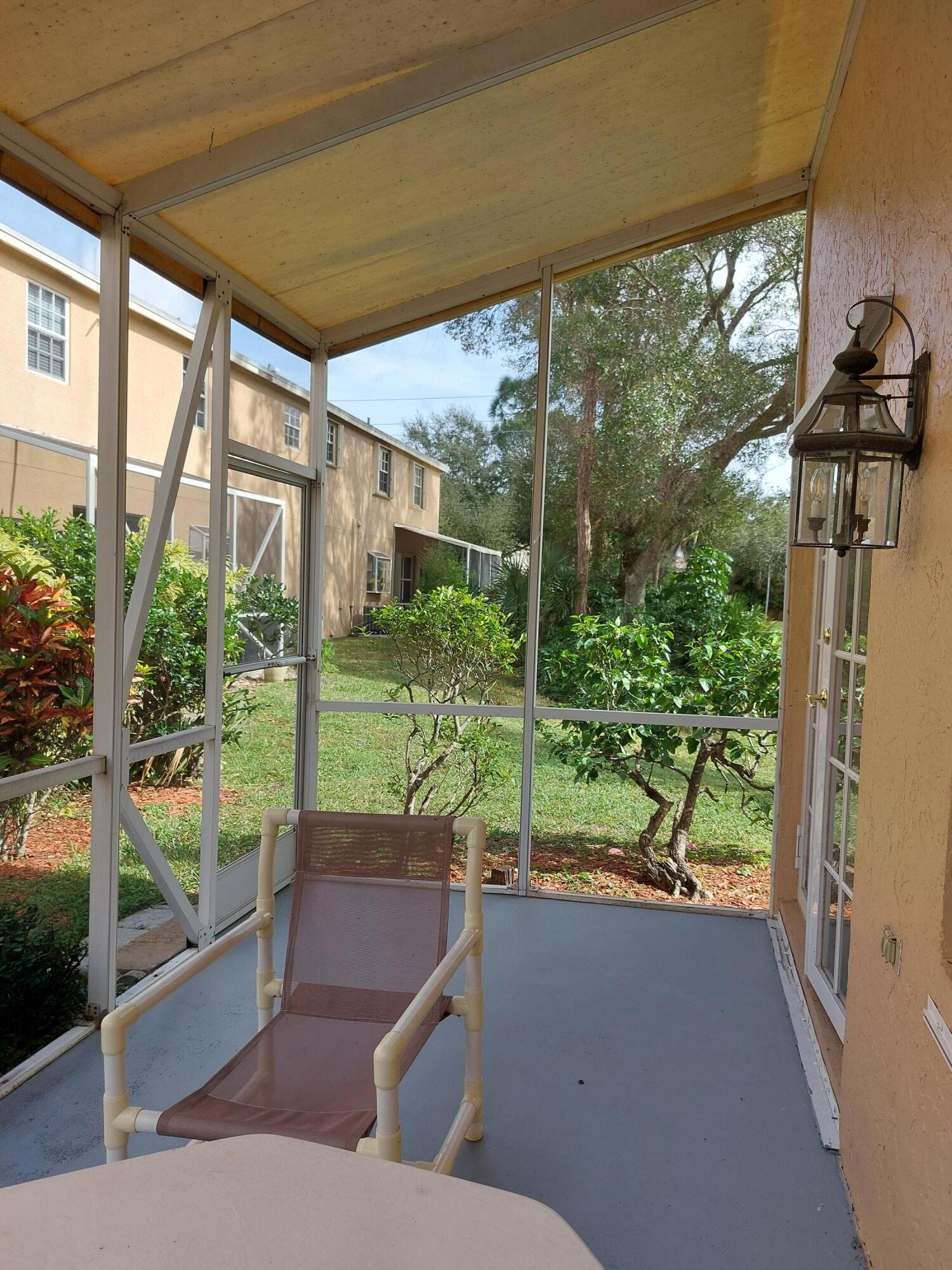 331 Oak Crest Terrace, Unit 331 Jupiter, FL 33458 - Photo 29 of 29 a view of backyard from balcony