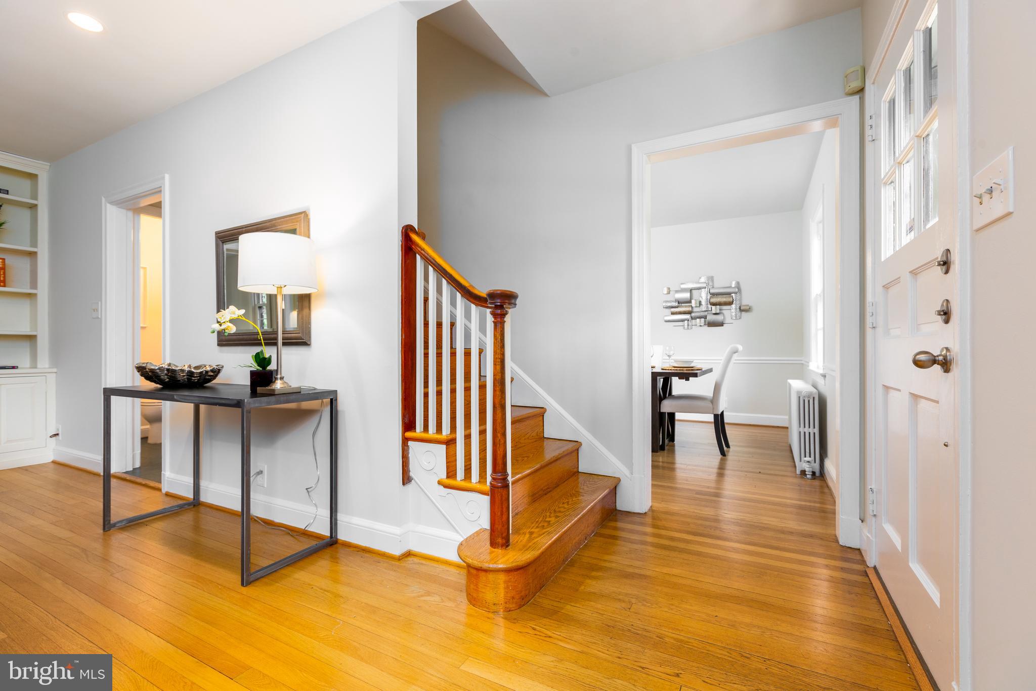 9004 Bradford Road Silver Spring, MD 20901 - Photo 19 of 60 Foyer with Stairs to Second Level