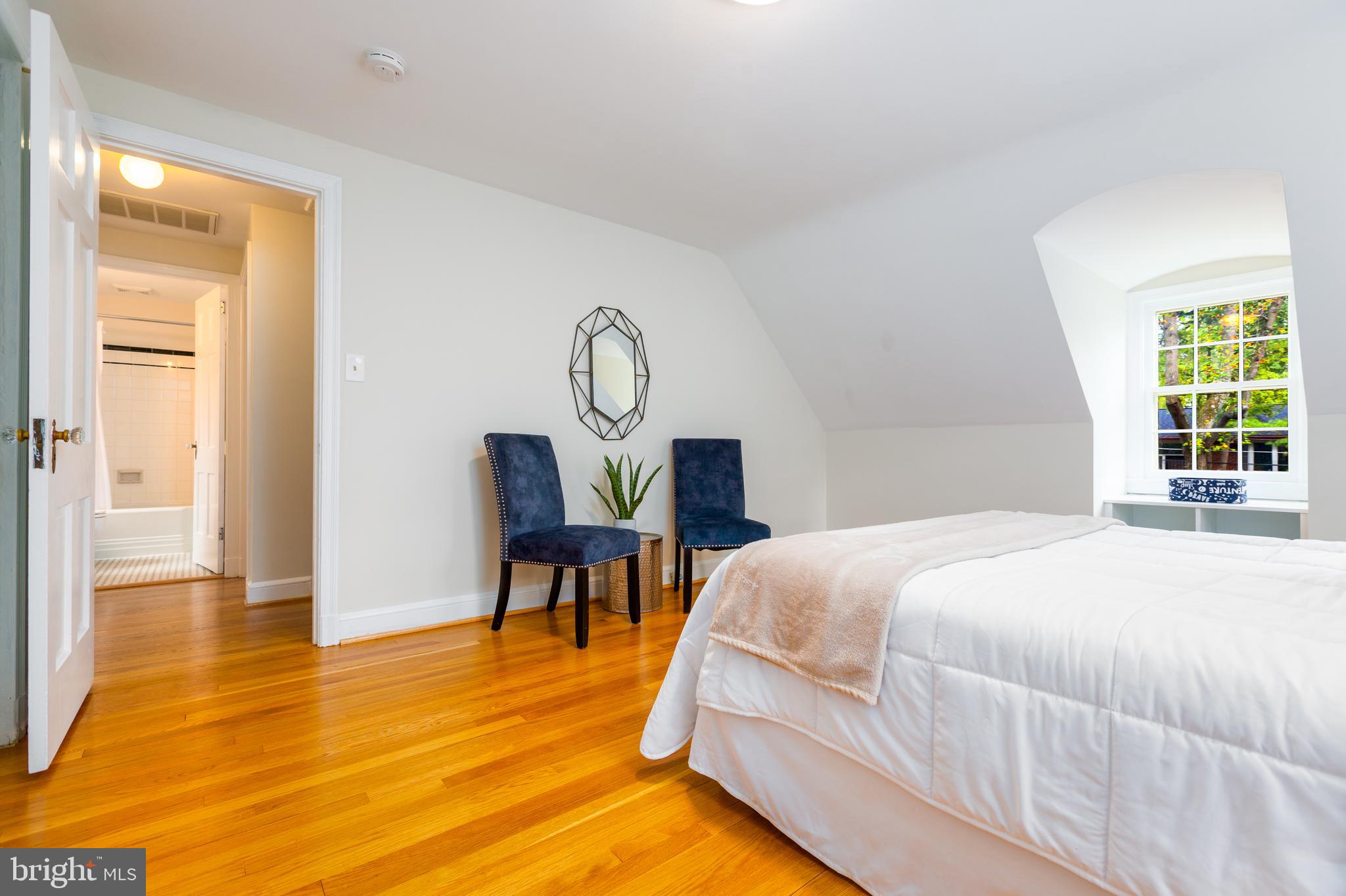 9004 Bradford Road Silver Spring, MD 20901 - Photo 24 of 60 Third Bedroom with Refinished Oak Hardwood Floors