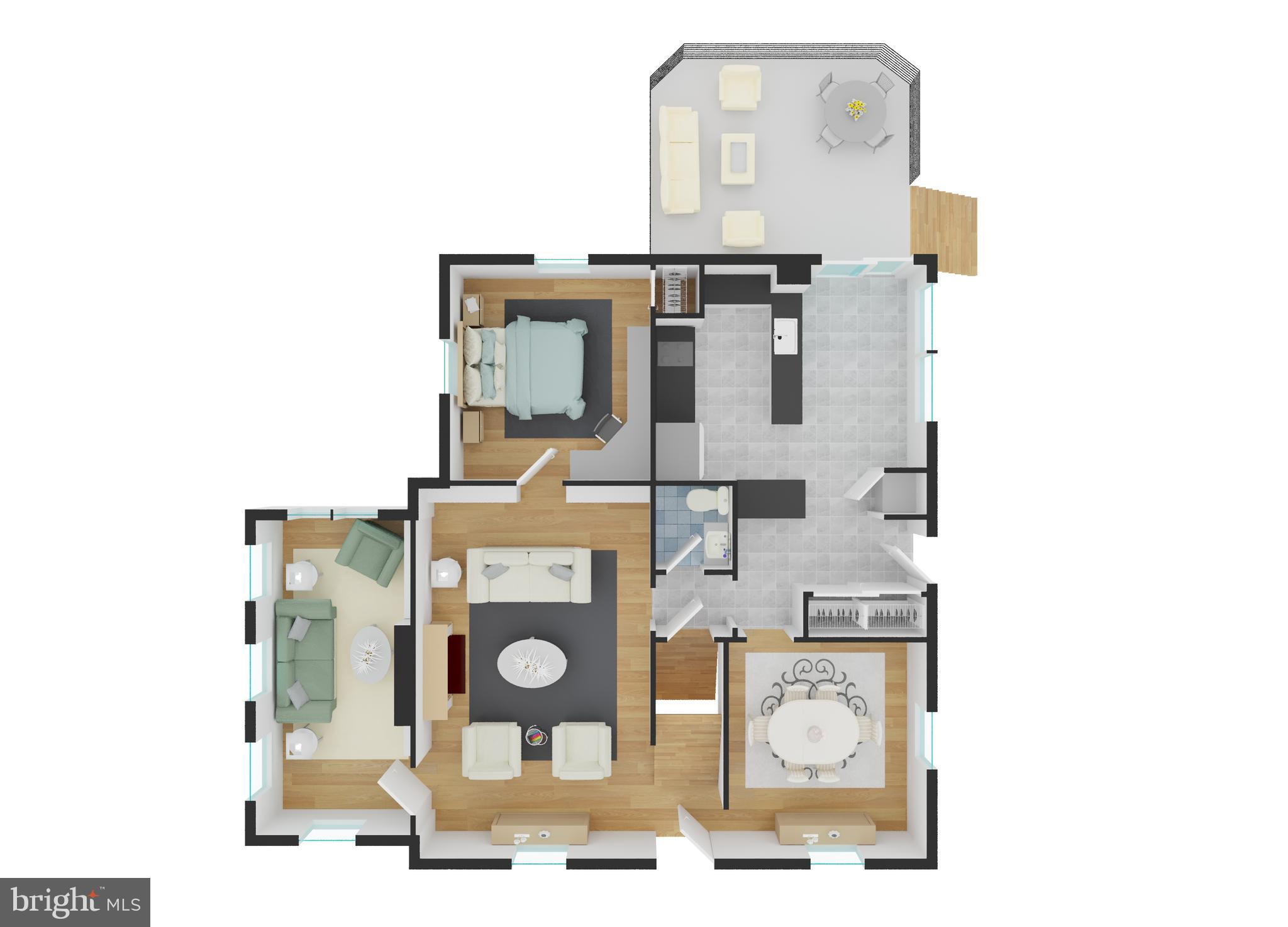 9004 Bradford Road Silver Spring, MD 20901 - Photo 58 of 60 Main Level Floor Plan
