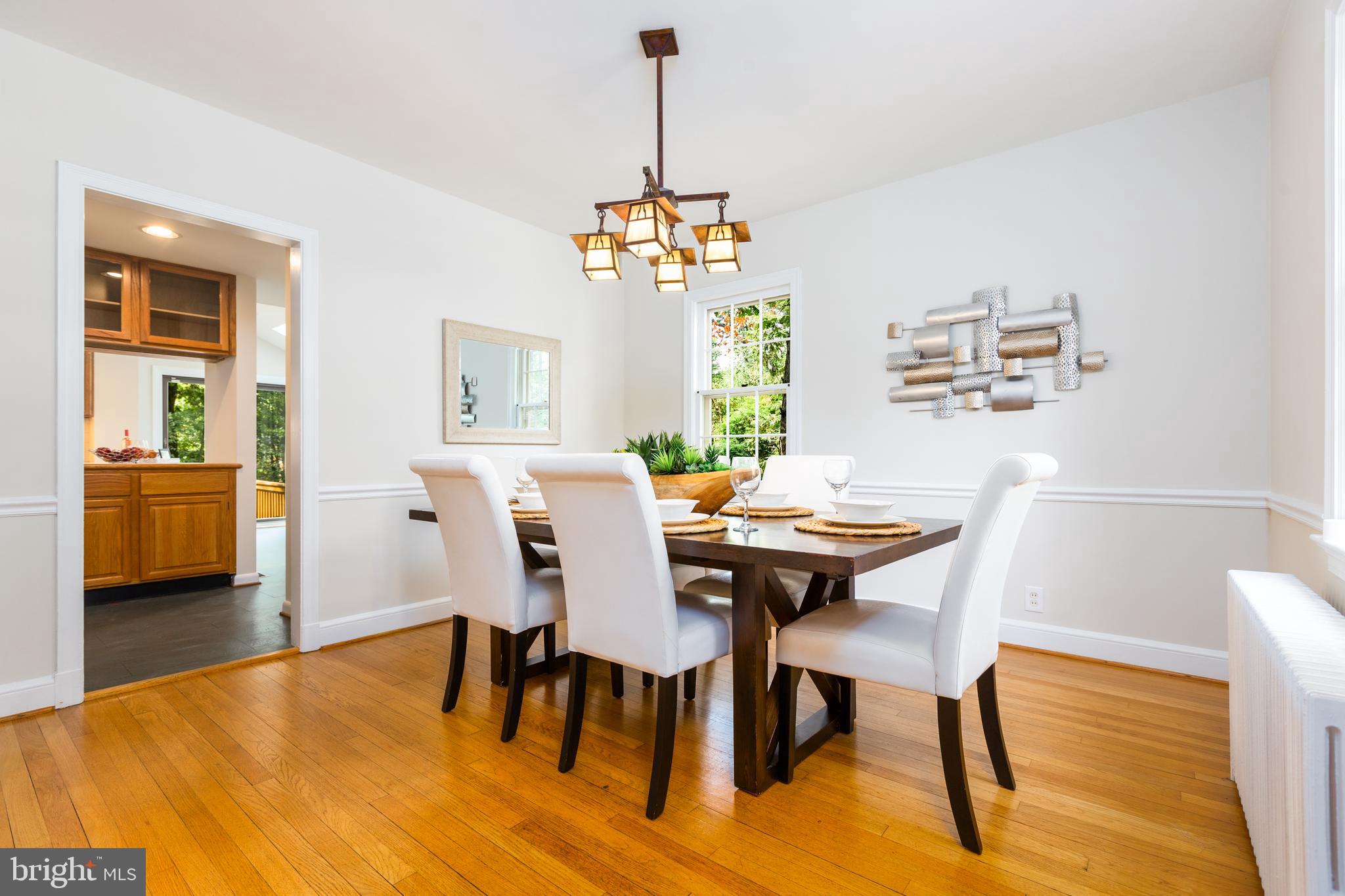 9004 Bradford Road Silver Spring, MD 20901 - Photo 9 of 60 Formal Dining Room with Oak Hardwood Floors
