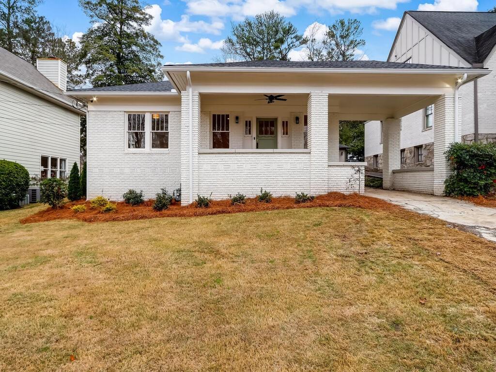 251 Superior Avenue Decatur, GA 30030 - Photo 1 of 1 a view of a house with snow on the wall and potted plants