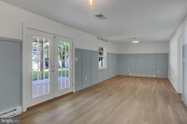 a view of a room with storage and utility room