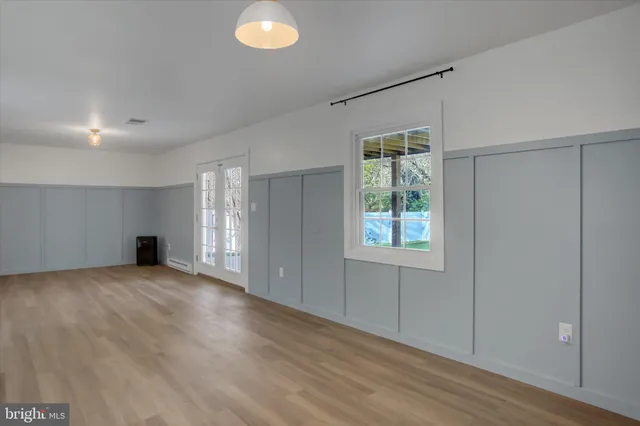 a view of wooden floor