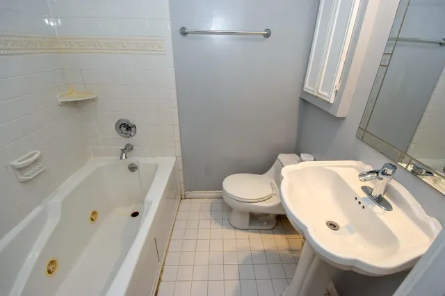 a bathroom with a sink and a toilet