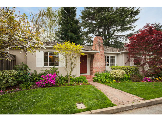 145 Cornell Road Menlo Park, CA 94025 - Photo 1 of 14 a front view of a house with a yard