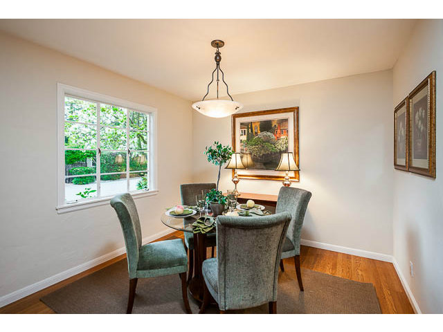 145 Cornell Road Menlo Park, CA 94025 - Photo 6 of 14 a dining room with furniture and window