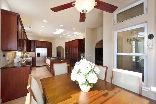 a bed room with a bed and a view