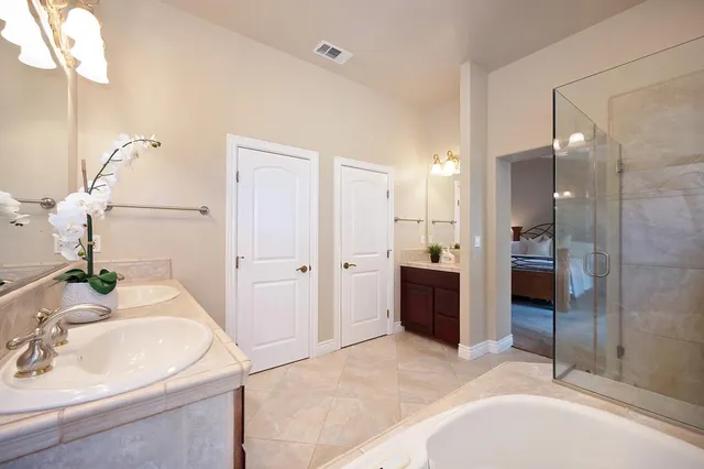 a view of city and mountain