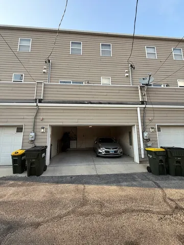 a car parked in garage