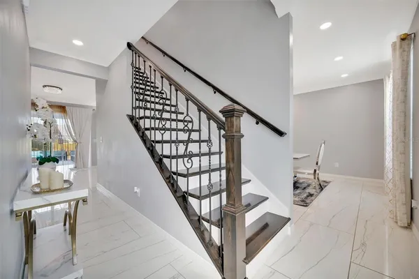 a view of entryway and hall