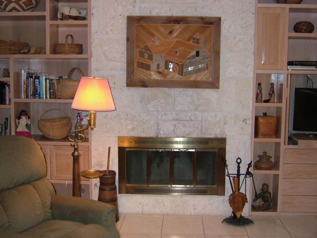 2026 Northwest 8th Street Boca Raton, FL 33431 - Photo 23 of 62 Coquina Fireplace