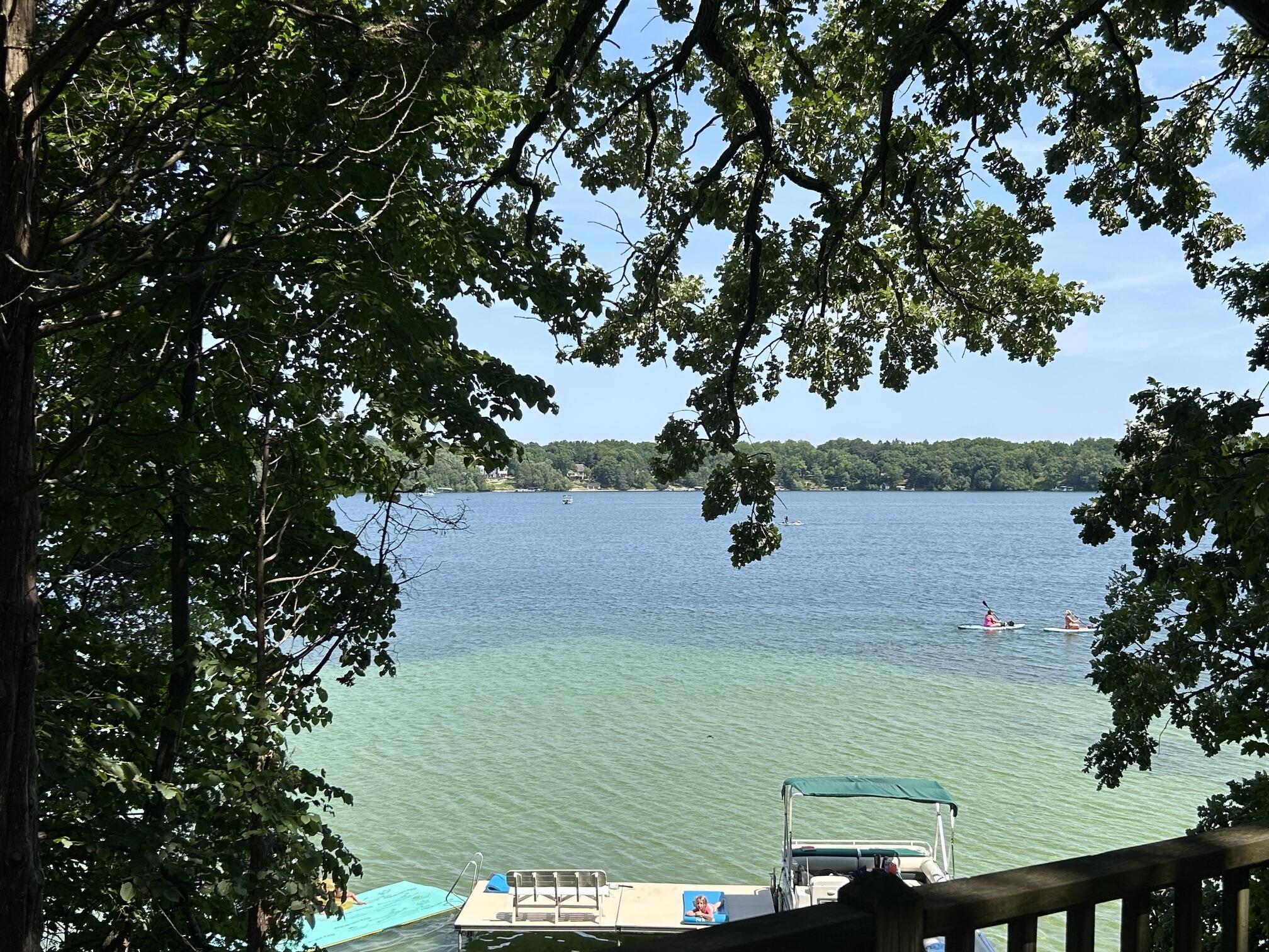 2564 North Huebner Road Summit, WI 53066 - Photo 19 of 20 Enjoy spectacular lake views from your private deck