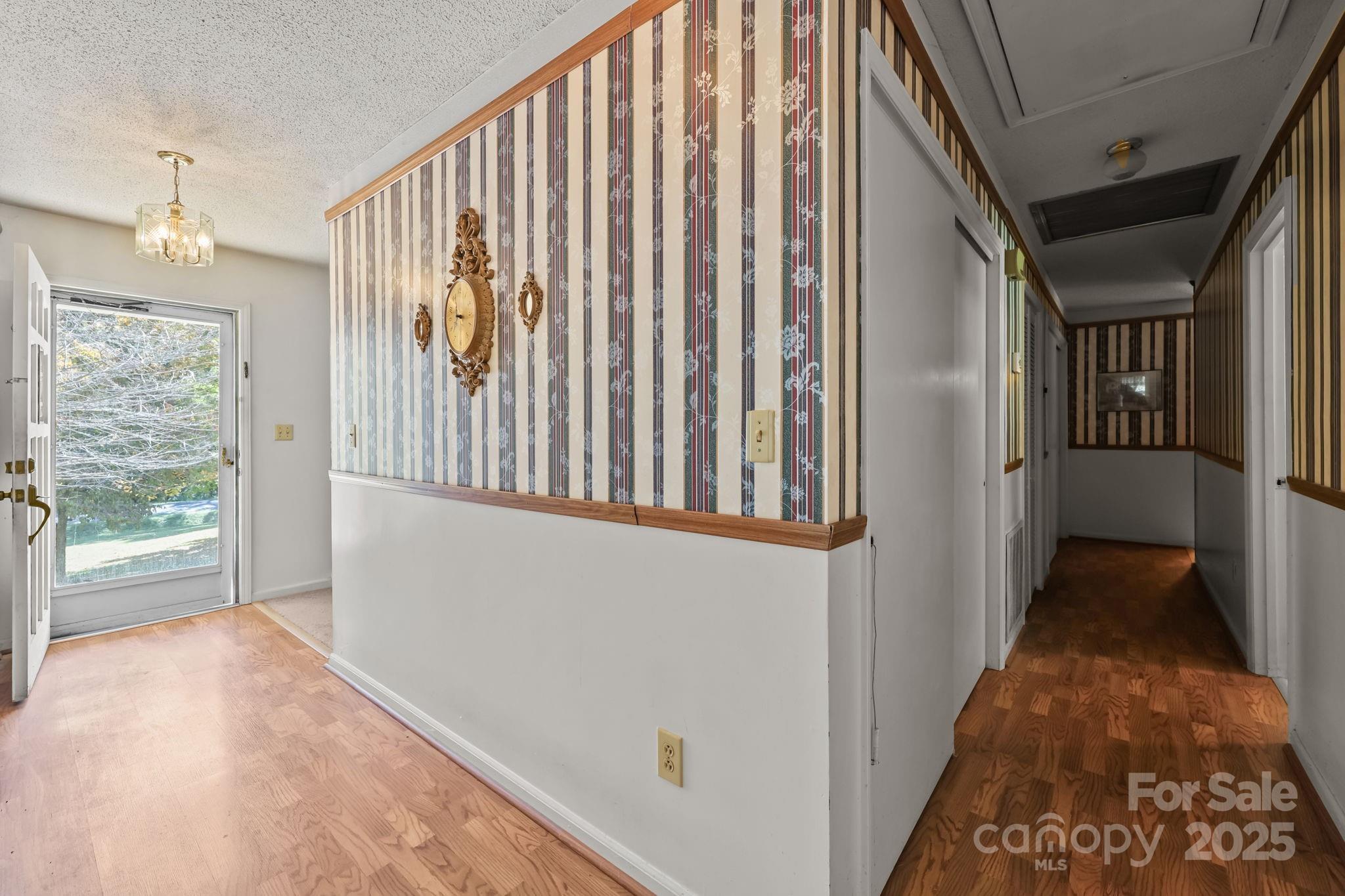 2440 Emanuel Church Road Rockwell, NC 28138 - Photo 9 of 41 a view of hallway with stairs
