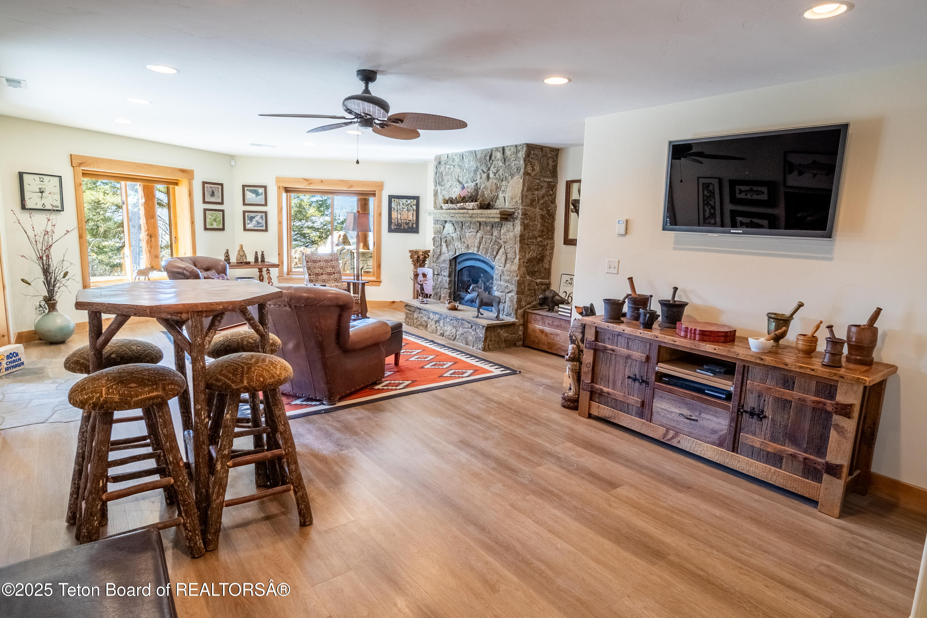 1558 Trail Ridge Road Alpine, WY 83128 - Photo 27 of 45 Lower Level Living